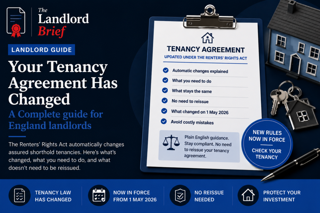 Your tenancy agreement has changed - a complete guide for England landlords - The Landlord Brief